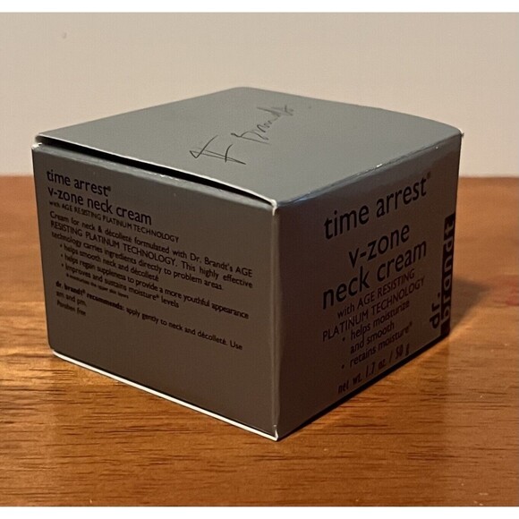 Dr. Brandt Time Arrest V Zone Neck Cream 1.7oz/50g MSRP $120 NIB - Picture 7 of 8